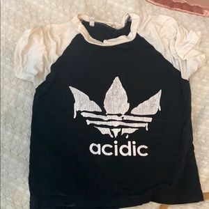 O Mighty Acidic Cropped T shirt